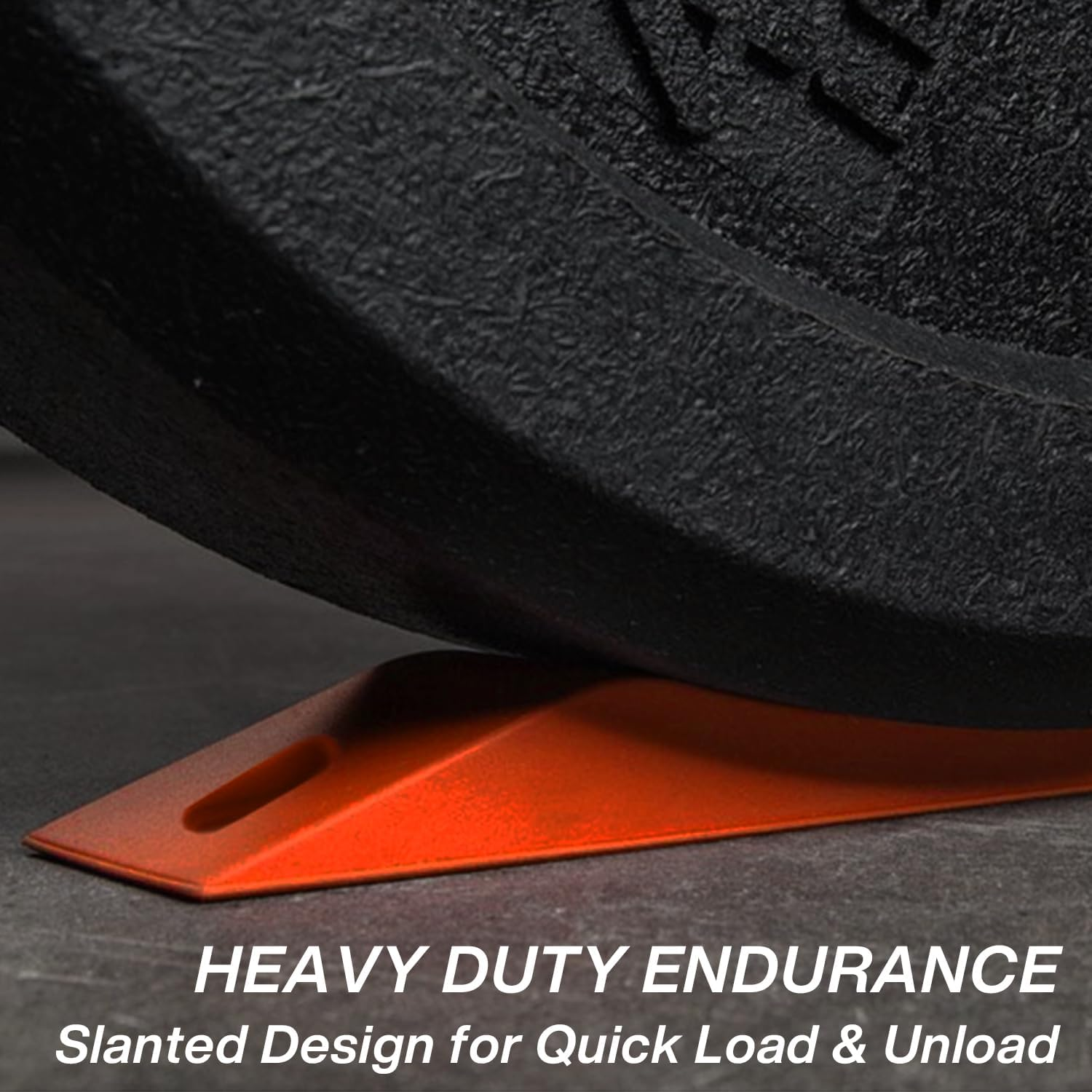 Meteor Deadlift Silicone Wedge (1 Pair) - Non-Slip Deadlift Pad, Barbell Pad, a Barbell Jack Alternative for Safe Loading/Unloading - Essential for Weightlifting, Crossfit & Home Gym