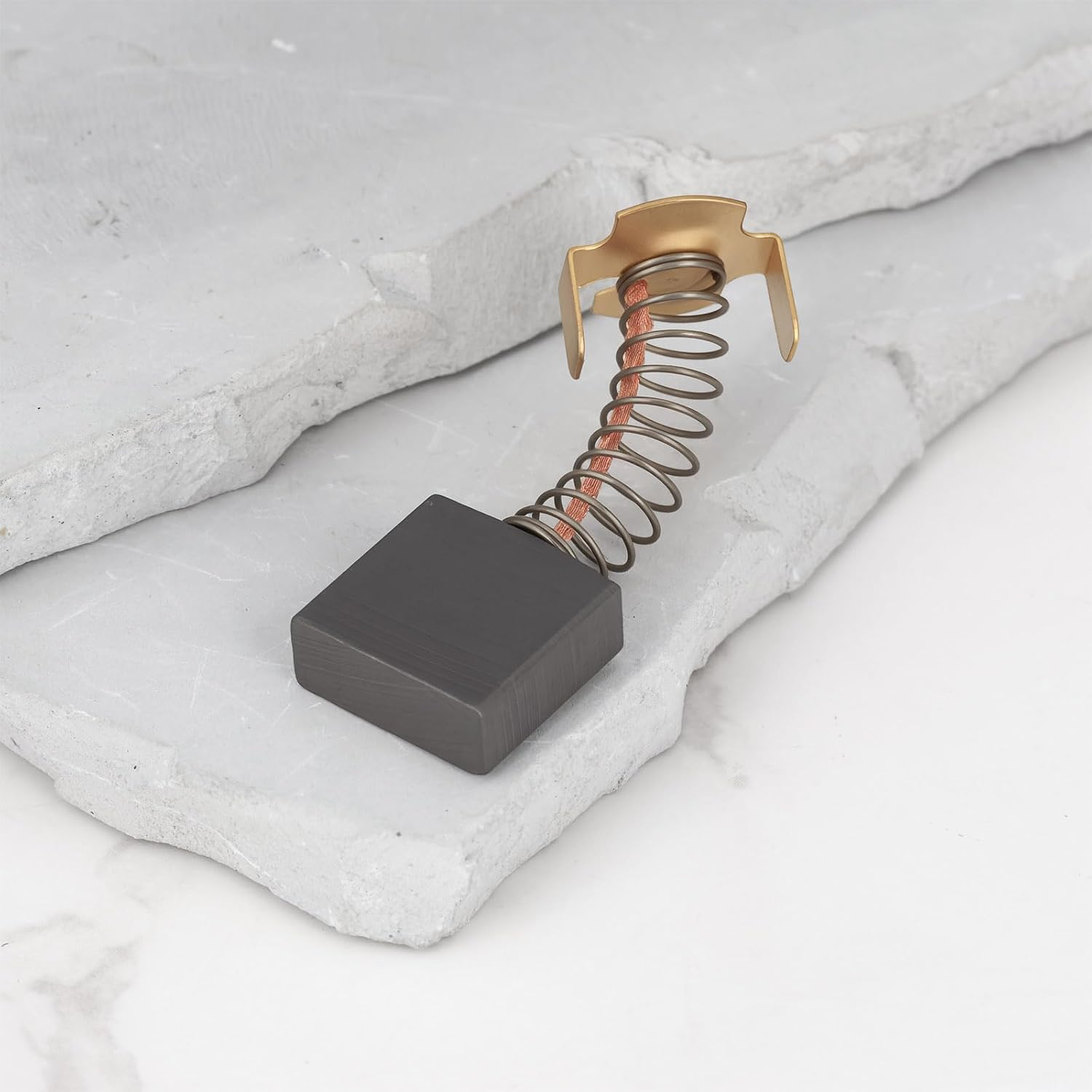 SING F LTD 4Pcs Carbon Brushes 6.75X17X17Mm Compatible with Freerider Kensington Westminster Scooters before 2008 image number 4