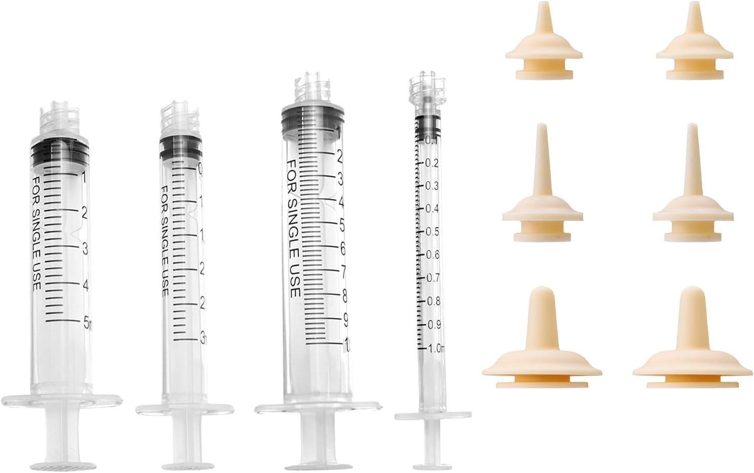 14PCS Pet Miracle Nipple for Kittens, 4PCS Kitten Feeding Syringe, 10PCS Kitten Nipples for Feeding Cats, Dogs, Small Animals and Rabbits, Cat Toys