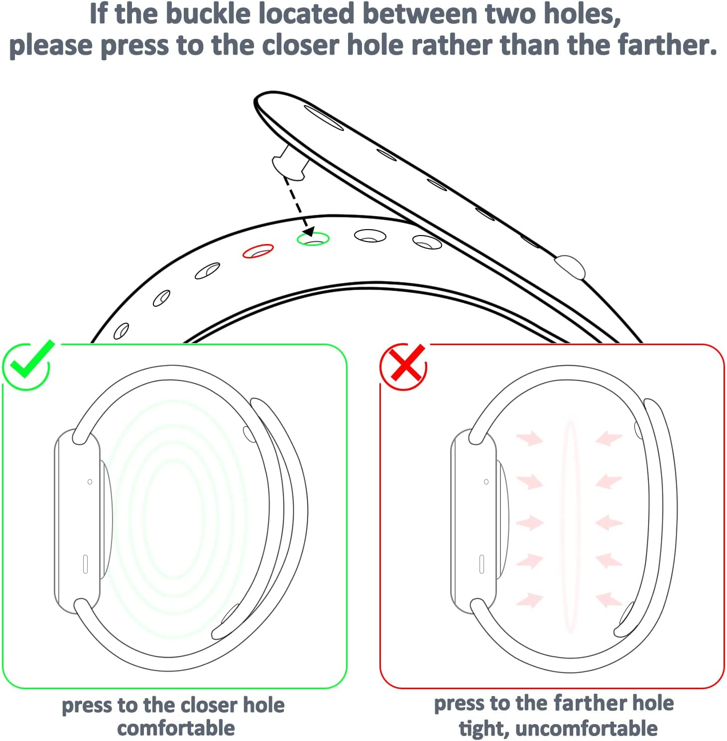 Sport Band for Apple Watch 45Mm 44Mm 46Mm 49Mm 42Mm 41Mm 40Mm 38Mm,Soft Silicone Adjustable Replacement Strap for Iwatch Series 10/9/Ultra 2/SE 2Nd/8/7/Ultra/Se/6/5/4/3/2/1,Double Adjustment Buckle image number 3