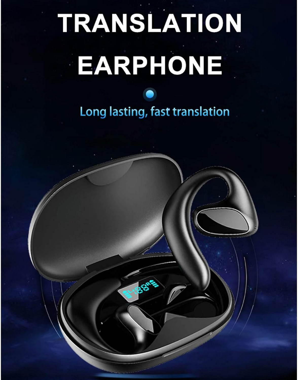 Marhynchus Language Translator Earbuds Translator Device Translator Headphones Two Way Translation 150 Languages 97% Accuracy 5.3 Touch Control Noise Reduction image number 4