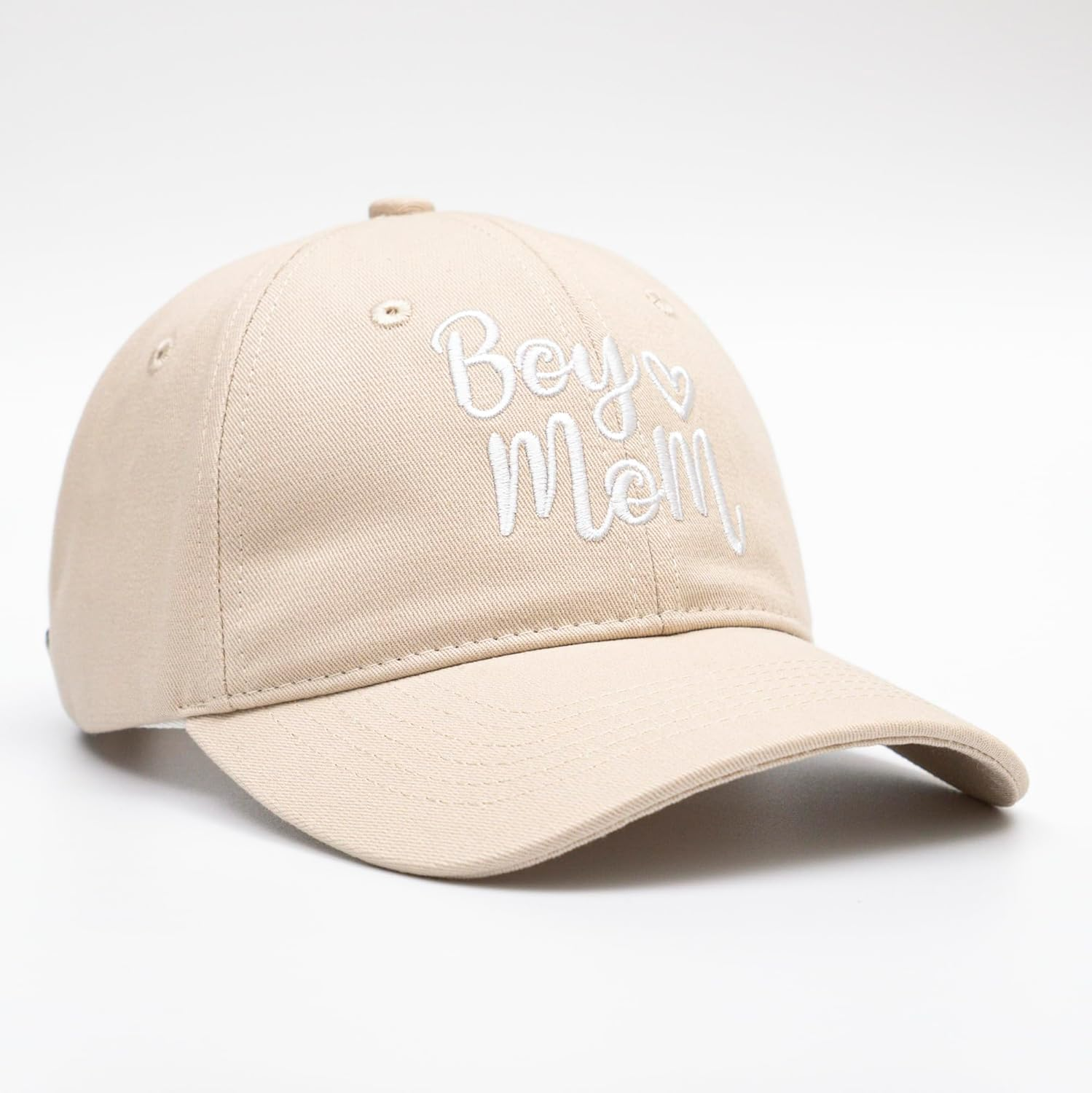 KOLWOVEN Boy Mom Embroidered Hat, Adjustable Cotton Baseball Cap for Proud Moms, Gift for Mother&rsquo;S Day or Everyday Wear image number 1