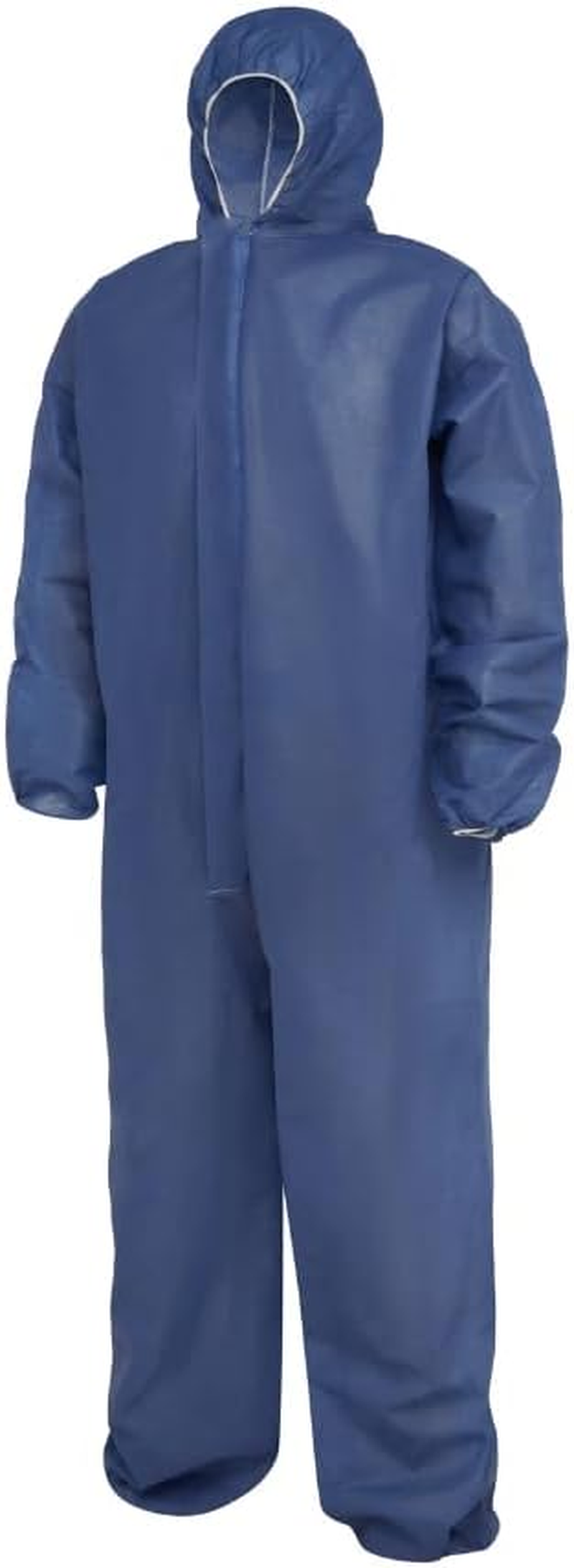 Shield Right Disposable Polypropylene Coveralls - Full-Body Protection with Hood, Elasticized Waist, Zip Front, Lint-Free, HACCP Certified Suit for Painting, Cleaning
