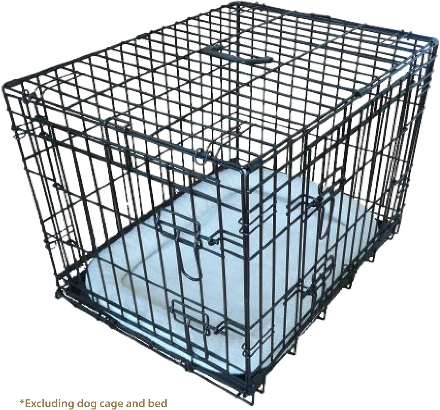 Ellie-Bo Replacement Metal Tray for Dog Cage Crate Large 36-Inch Black image number 2