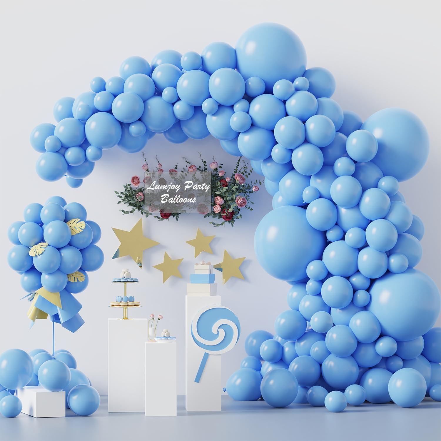 Lumjoy 129Pcs Yellow Balloons Garland Kit Different Sizes 18 12 10 5 Inch Helium Latex Balloon for Valentine'S Day Birthday Wedding Anniversary Baby Shower Arch Party Decoration