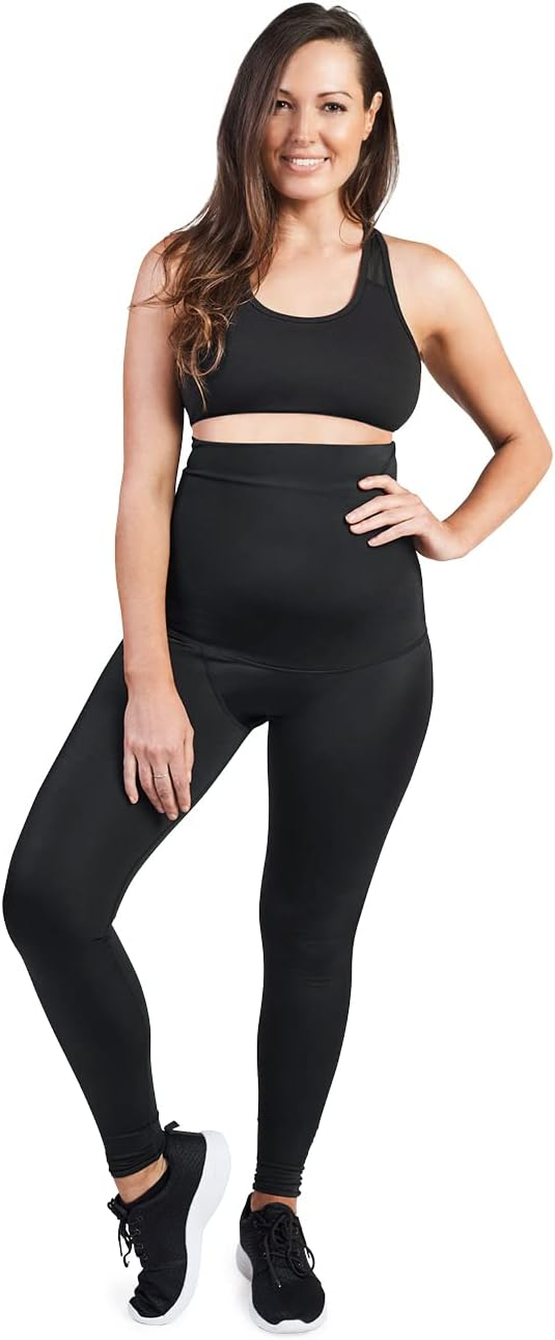 SRC Recovery Post Partum Leggings for Women High Waist Full Length Black image number 3