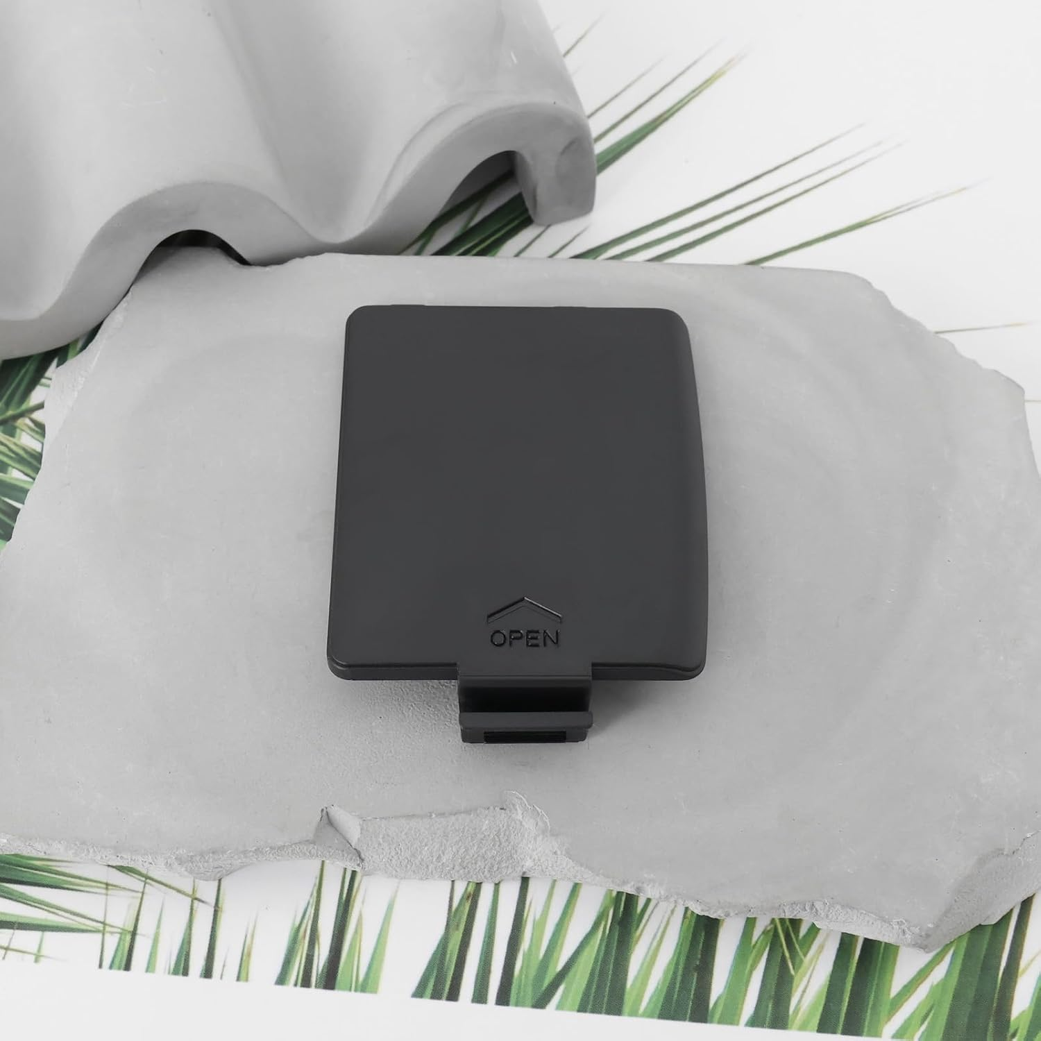 Create Idea 1 Pair Battery Cover Set Replacements Accessories Left and Right Battery Cover Compatible with SEGA Game Gear Console Black image number 5