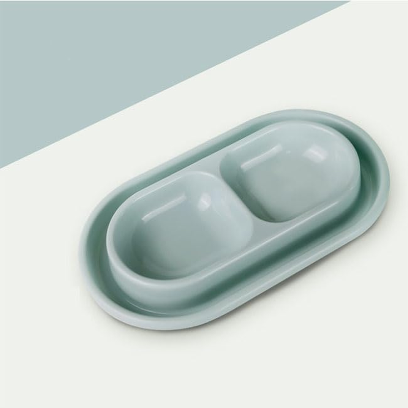 Limcryspp Anti-Ant Cat and Dog Food Bowl, 25-Ounceanti-Slip Pet Food Water Bowl, Suitable for Indoor and Outdoor Dog and Cat Lifting Feeding Bowl (Grey)