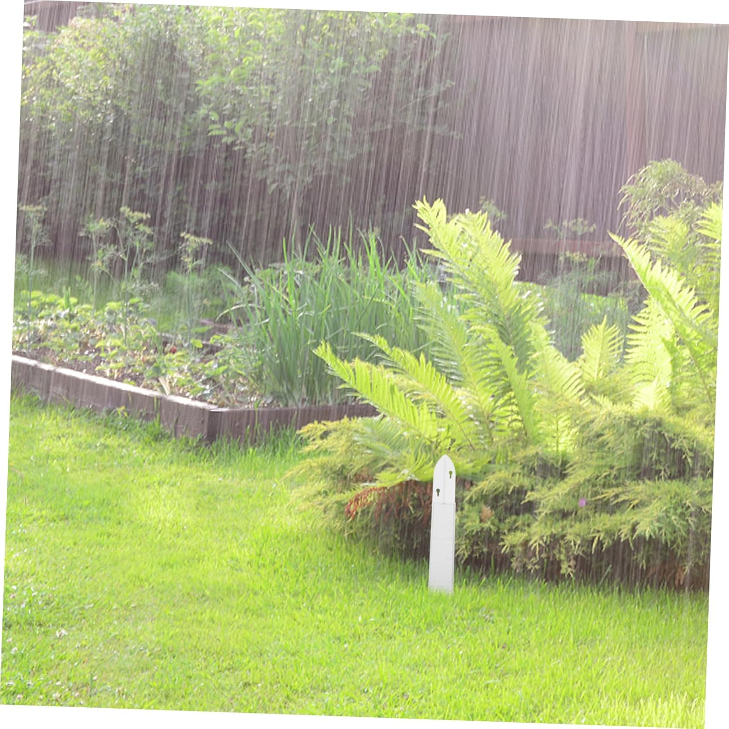 Ifundom Professional Rain Gauge Measuring Tube Outdoor Plastic Rain Gauge Container for Garden Yard Weather Monitoring Scale image number 5