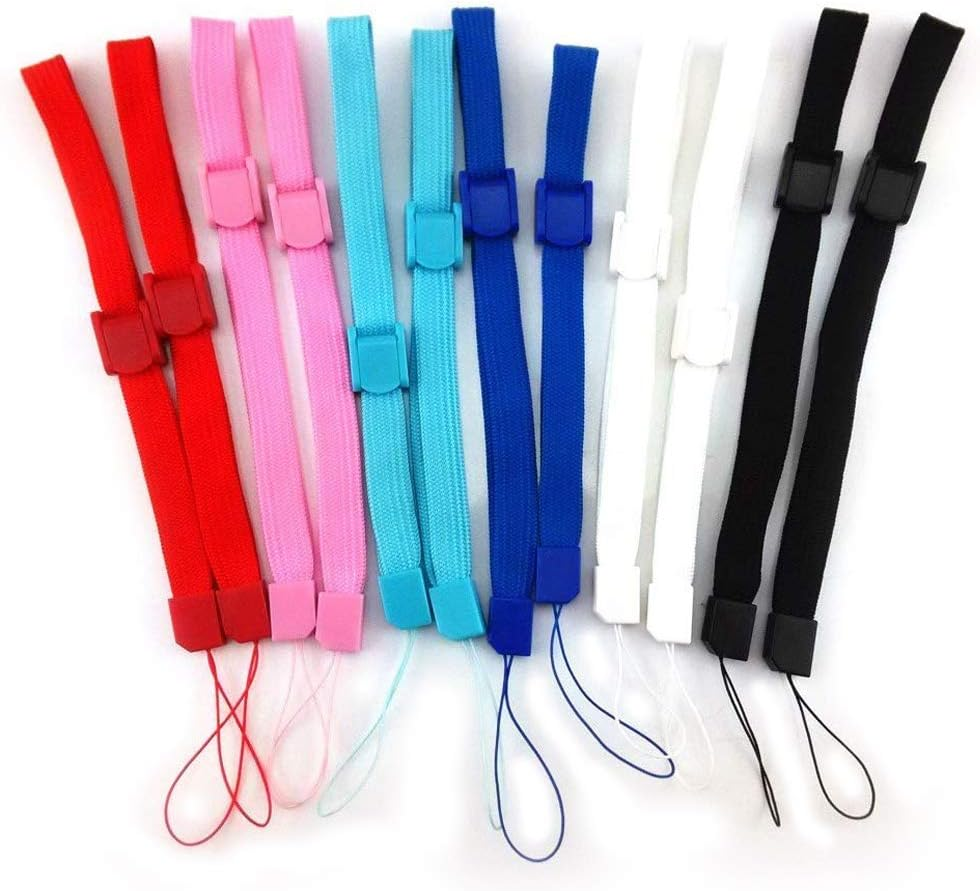 Yueton 12Pcs Universal Replacement Hand Wrist Strap Wristlet Wristband with Lock for Wii Remote Controller Mobile Phone MP3 Digital Camera image number 1