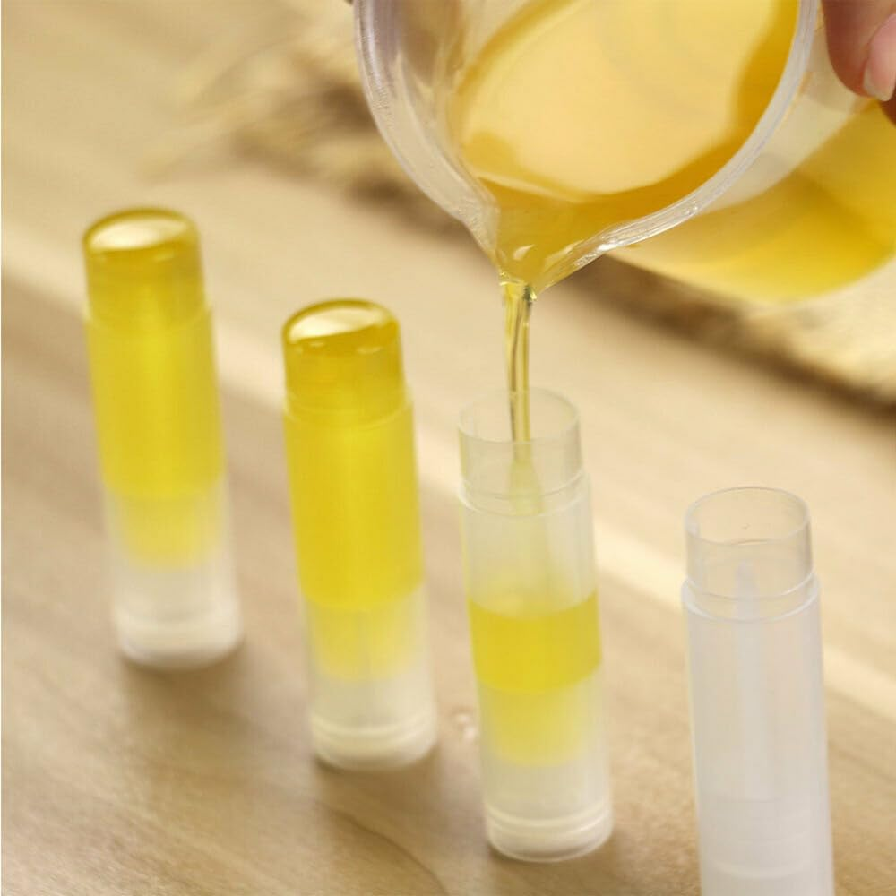 30X Clear Lip Balm Tubes Caps 5G Transparent Empty Lipstick Container image number 5