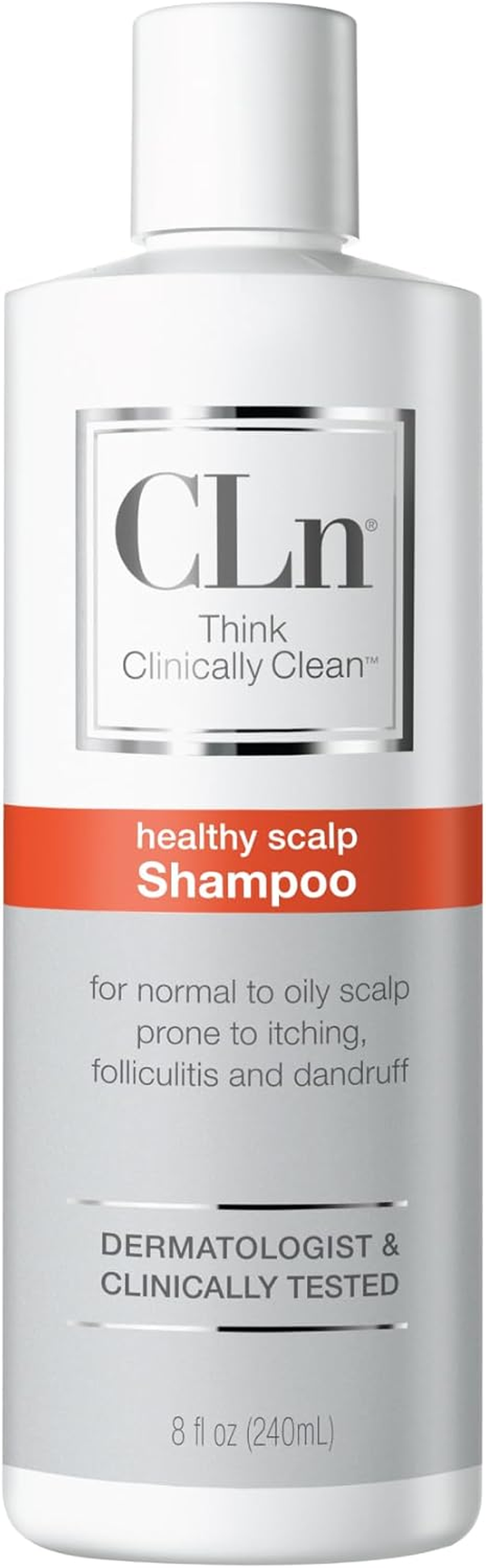 Cln&reg; Shampoo - Clarifying Formula with Salicylic Acid, for Normal to Oily Scalp Prone to Folliculitis, Dandruff, Itchy & Flaky Scalp, Fragrance-Free & Paraben-Free, 8 Fl. Oz. image number 3
