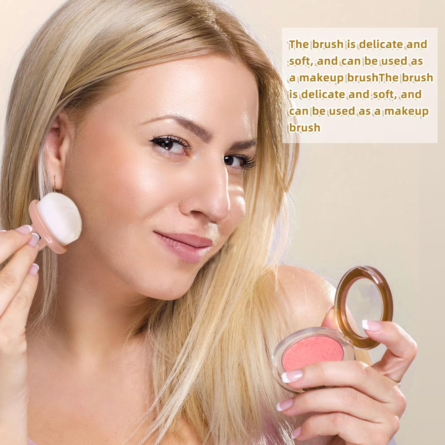 4Packs Nail Dust Cleaning Brush Ring,Soft Brushes for Clean up Fingernails and Toenails Small Portable Nail Scrubber Brush Nail Duster Tools for Manicure and Pedicure (Pink and White) image number 4