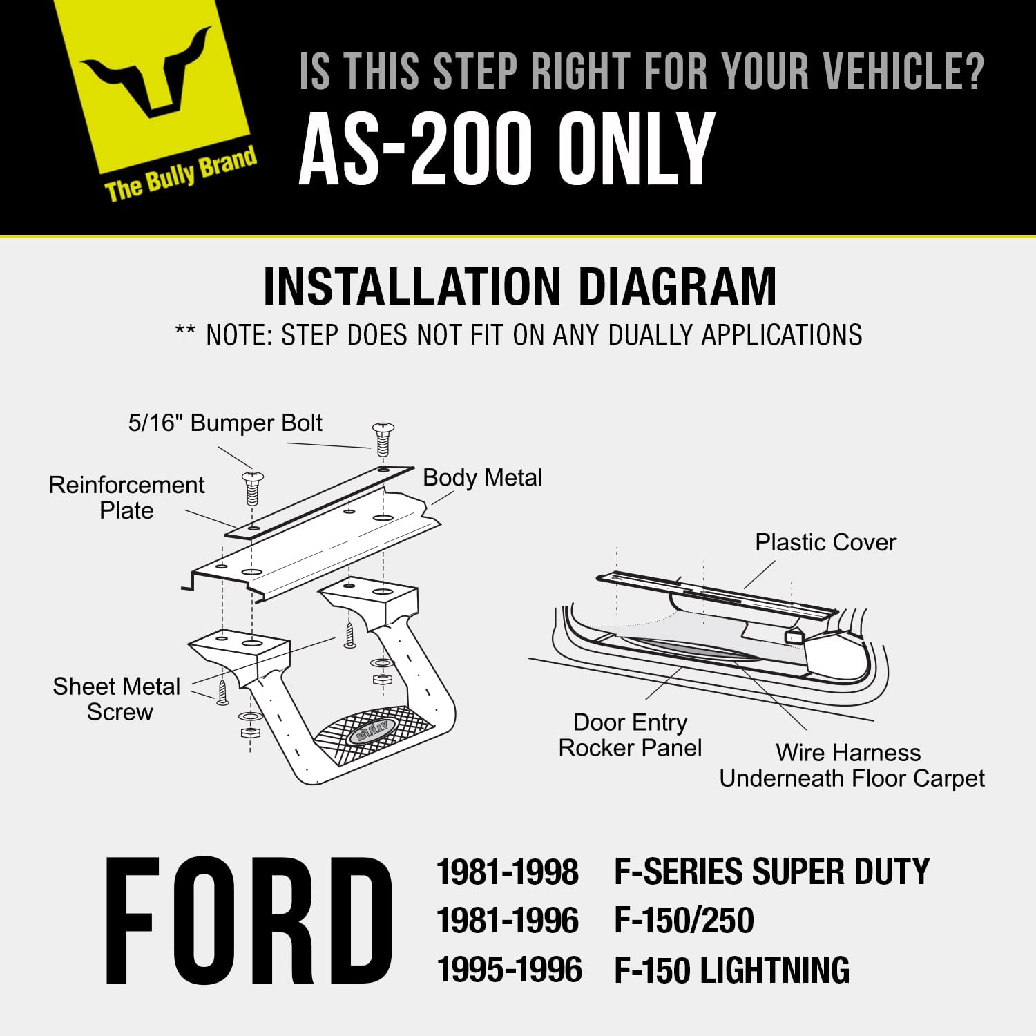 Bully AS-200 Bully Aluminum Side Step image number 4