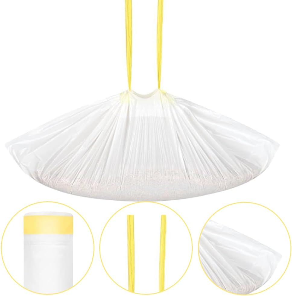 Leak-Proof Cat Litter Bags, Pussy Trash Box Liners with Drawstring, Heavy Duty, Easy Clean-Up Liner, for Cat Litter Pan (94 X 45Cm, 10-Pack) image number 1