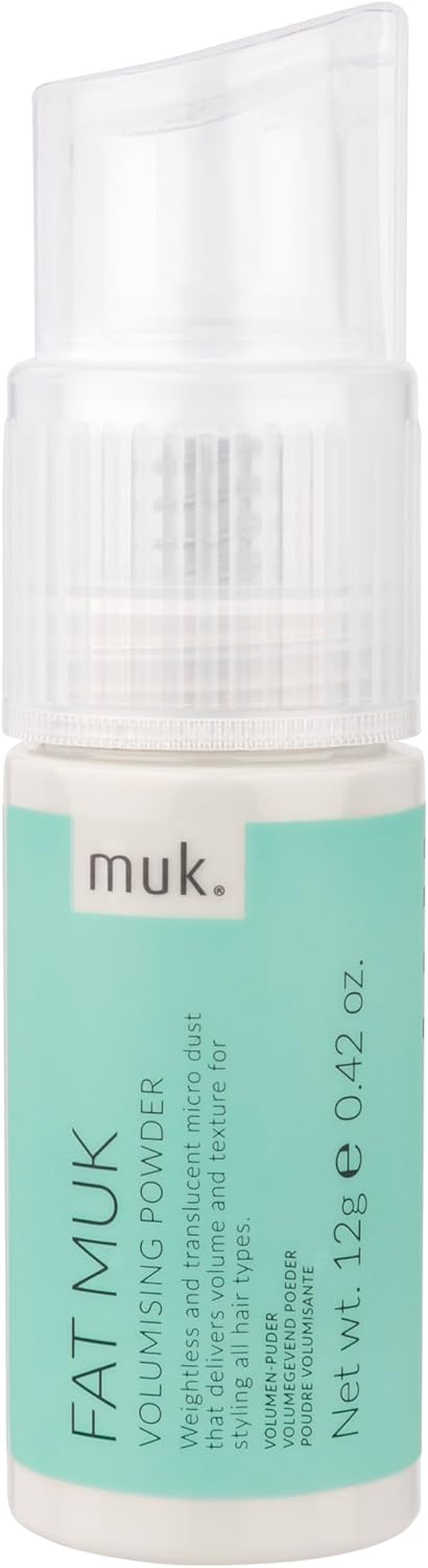 MUK. Fat Muk Hair Volume Powder 12G/ 0.42Oz - Weightless Styling Powder for Root Lift & Texture - Professional Volumising Texture for All Hair Types - Translucent Micro-Dust Formula image number 6