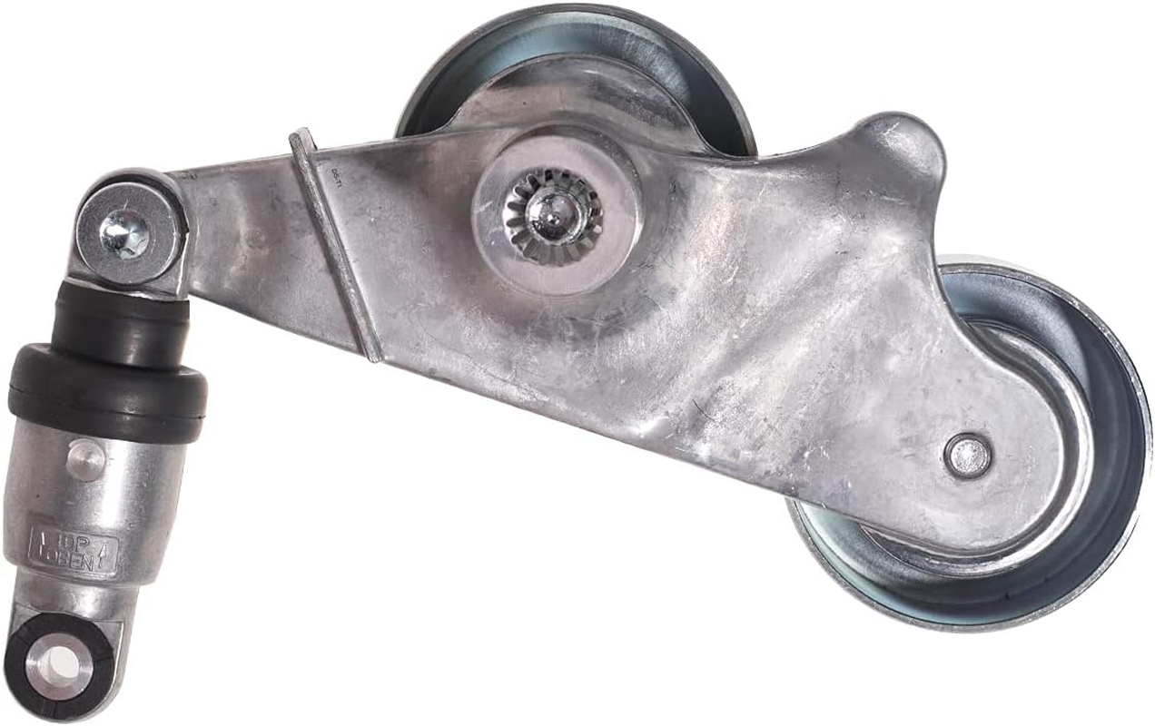 AUQDD 39092 Belt Tensioner and Pulley Assembly (For 3.5L V6) Fit for 08-10 Honda Accord (Automatic Transmission)/05-10 Odyssey (Ex-L,Touring;J35A7 Eng)/06-08 Honda Pilot (FWD;J35Z1 Eng)/09-11 Pilot image number 6