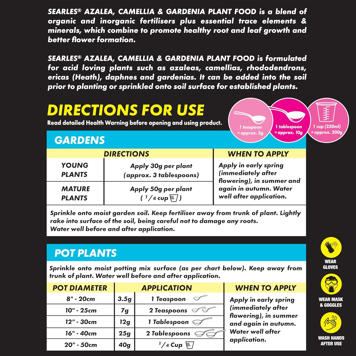 Azalea, Camellia & Gardenia Plant Food 2.5Kg image number 3