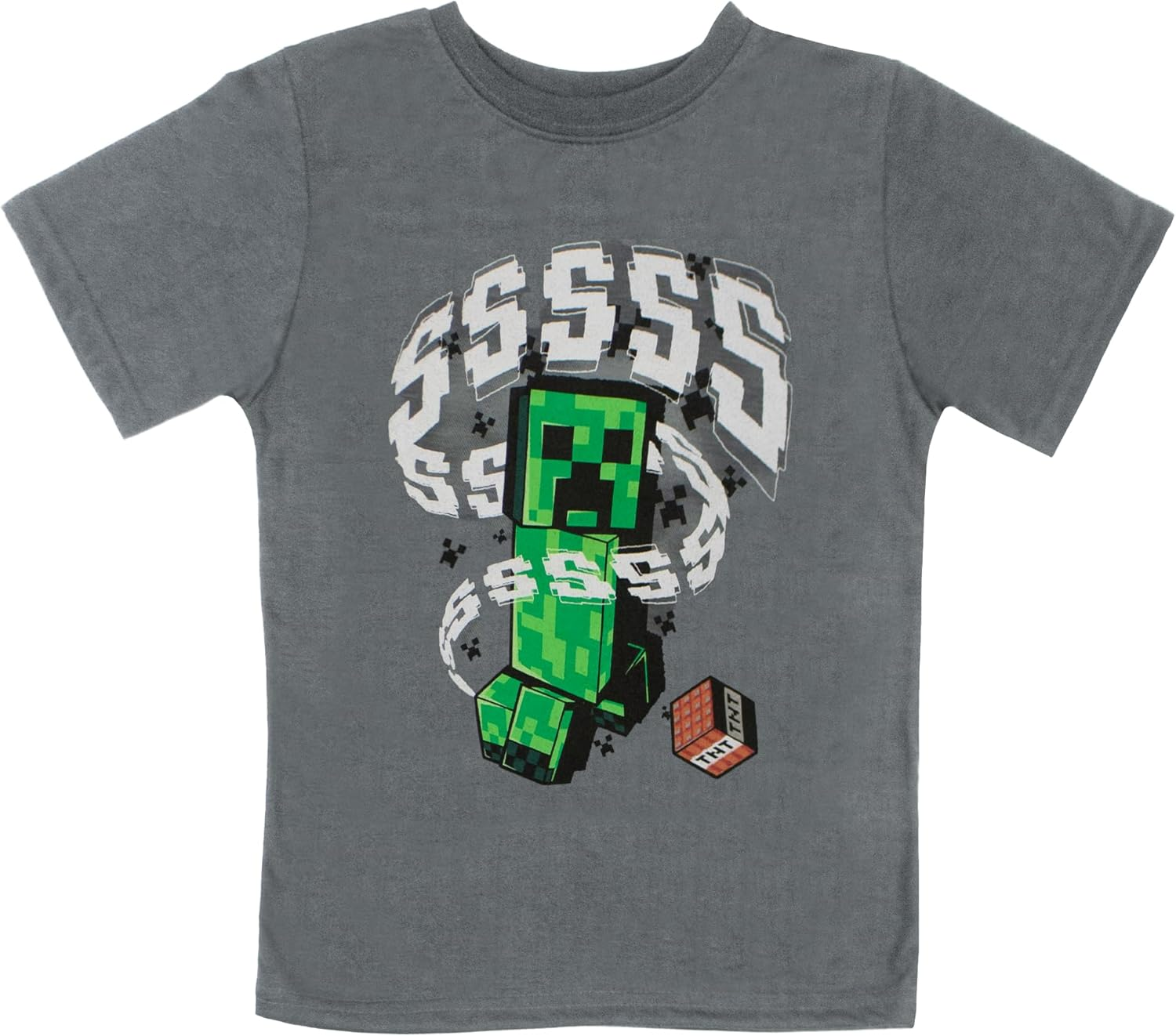 Minecraft Creeper 4 Pack T-Shirt Bundle Set, Shirts for Boys 4-Pack Set image number 6