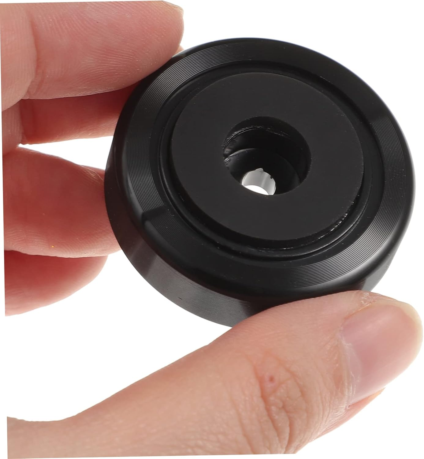 LAPYAPPE 4Pcs Speaker Isolation Feet Shockproof Speaker Base Mats for Hifi Audio Amplifier and Subwoofer Black 40X12Mm for Home Theater Equipment image number 4