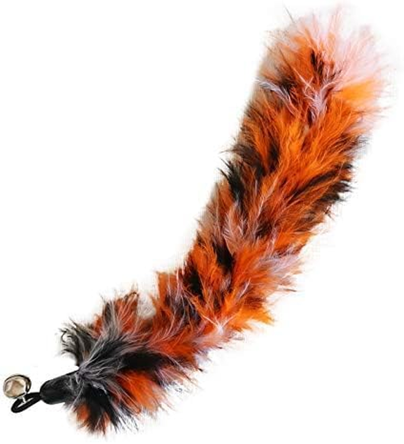 Feather Teaser Cat Toy Set 20 Pcs, Interactive Toys for Cats Replacement Feather Teaser with Bell for Kitten Cat Catcher Having Fun Exercise Playing image number 2