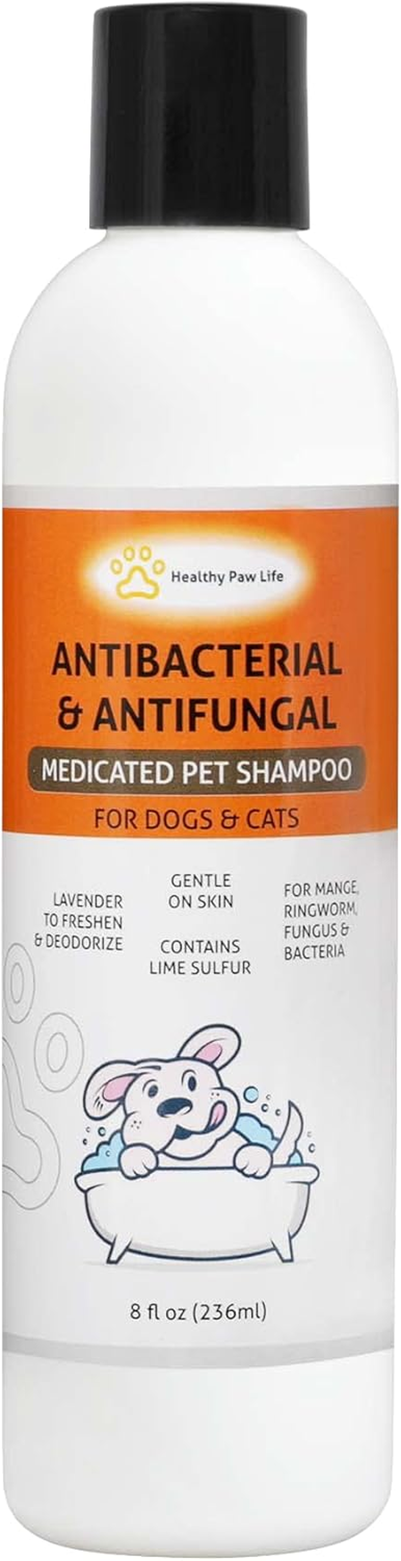 Lime Sulfur Pet Shampoo - Pet Care and Veterinary Solution for Itchy and Dry Skin - Safe for Dog, Cat, Puppy, Kitten, Horse image number 1