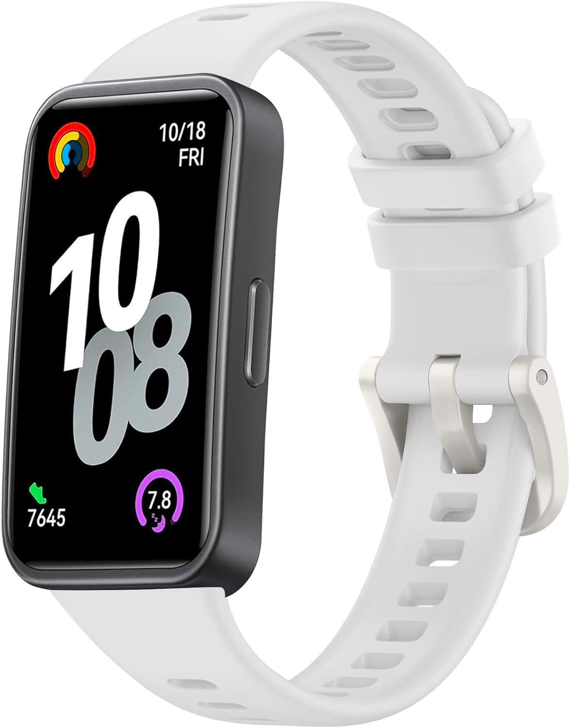 Silicone Bands for Huawei Band 10 Strap/Huawei Band 9/8 Strap Women Men, Soft Comfortable Adjustable Replacement Sport Wristband