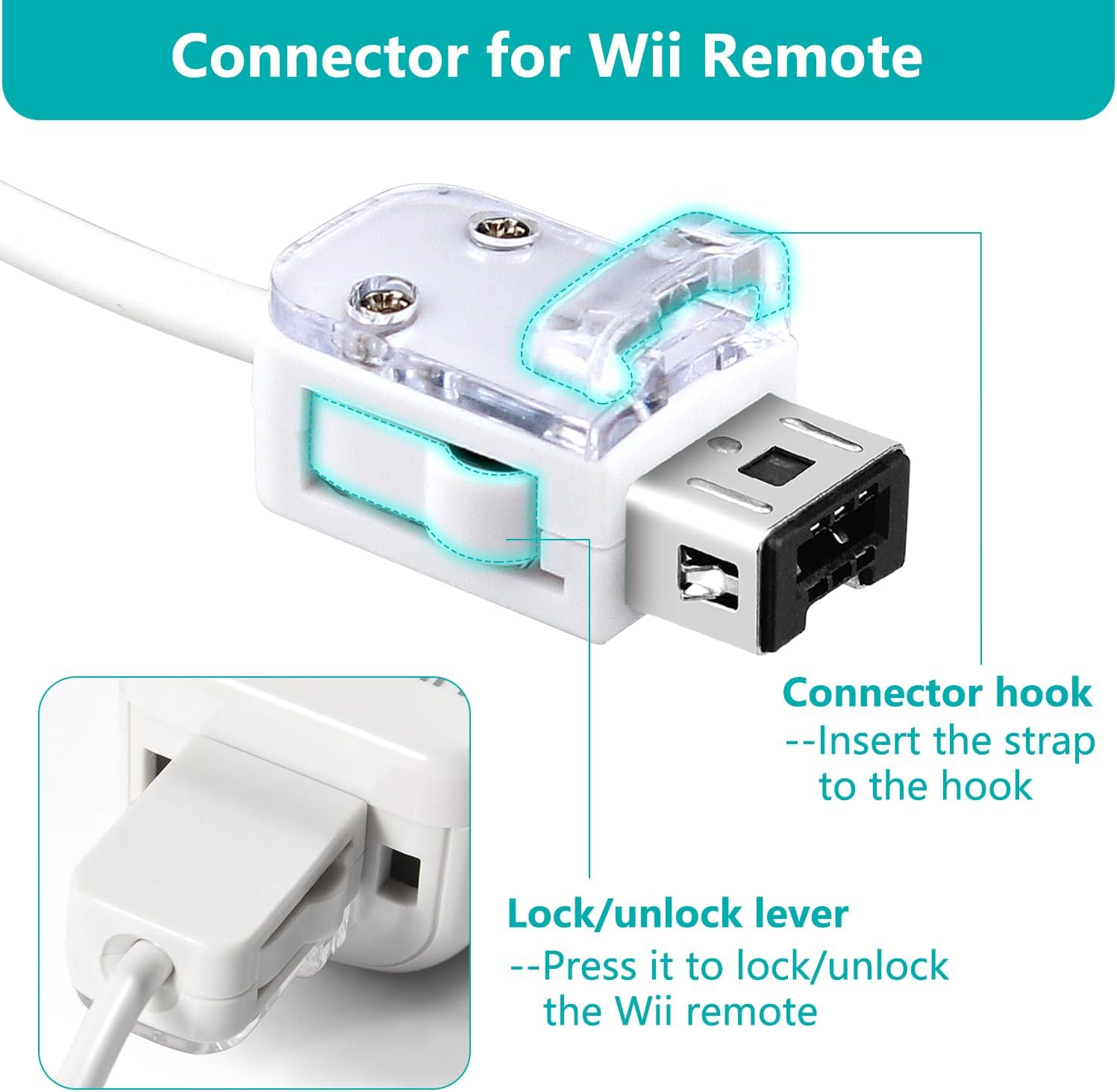 OSTENT Motion Based Wired Nunchuck Controller for Nintendo Wii Console Video Game