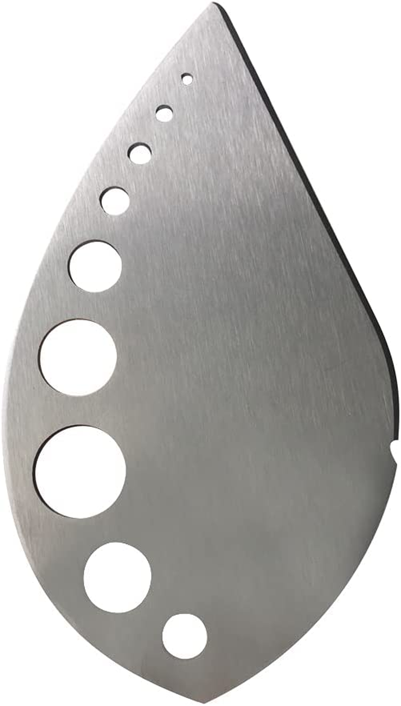 Herb Stripper Stainless Steel Kitchen Herb Leaf Stripping Tool Kitchen Gadgets for Kale, Chard, Collard Greens, Thyme, Basil, Cilantro Tool (9 Holes) image number 4