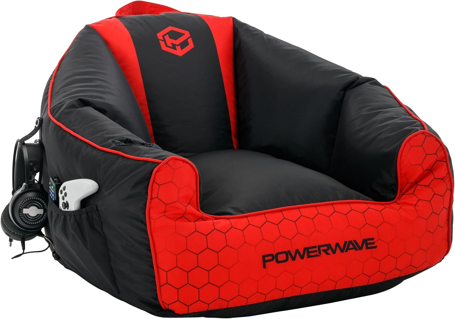 Powerwave Bean Bag Chair Puff White