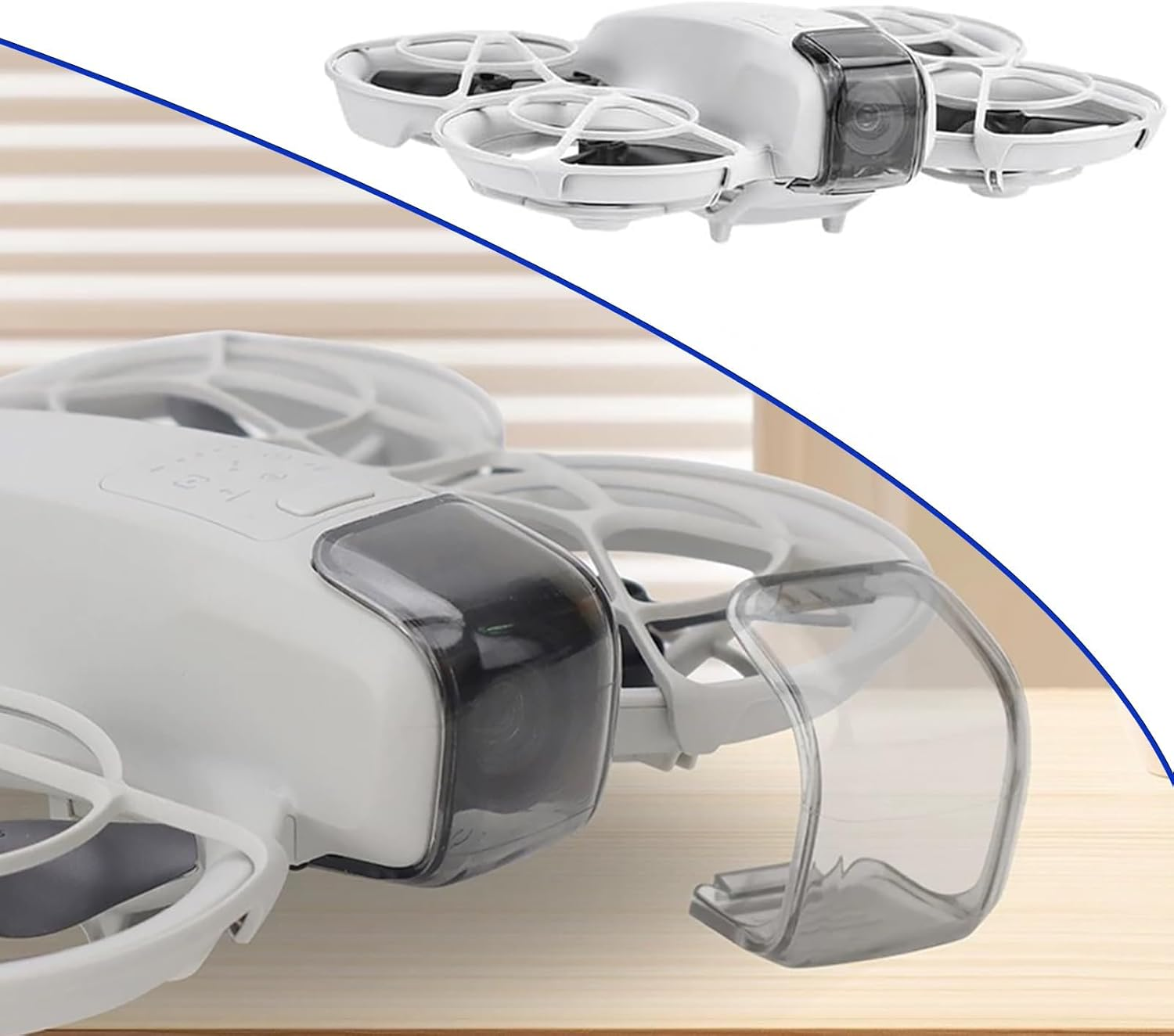 Wjelet Pack of 2 Gimbal Protective Case for DJI Neo, Lens Cap Gimbal, Transparent Dust Cover and Drop-Proof Accessories for DJI Neo Drone image number 5