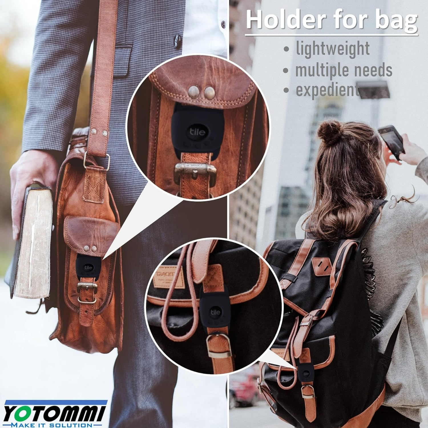 2 Packs Silicone Case for Tile Mate 2022,Mate 2024 Tag for Pet,Cat,Dog Collar,Tracker Cover Accessories, Stable,Safe Finder Holder for Bag (Black)