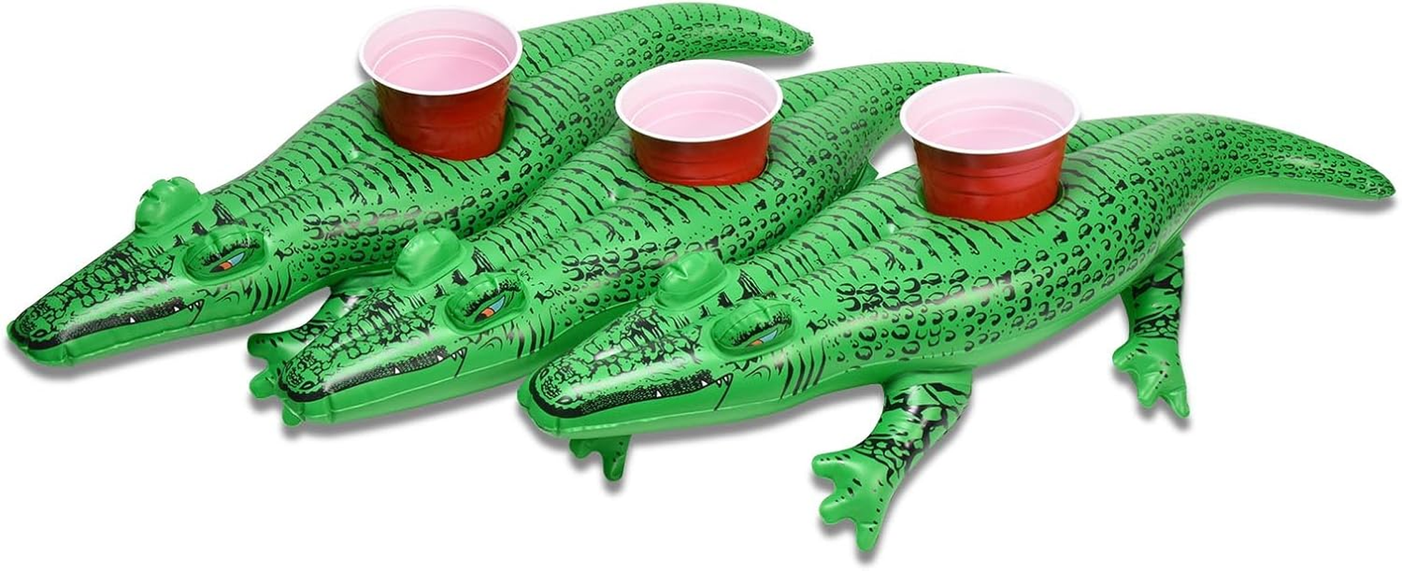 Gofloats Inflatable Pool and Hot Tub Drink Holders (3 Pack) Designed in the US, Choose Your Style