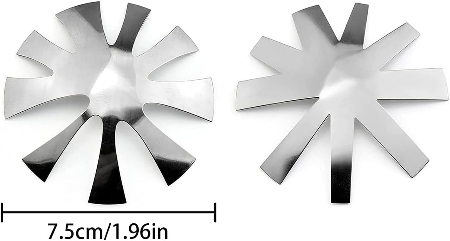 WELANE French Tip Tool, 2 PCS French Manicure Nail Art Tool for DIY Decoration Stencil Tools (18 Shape)