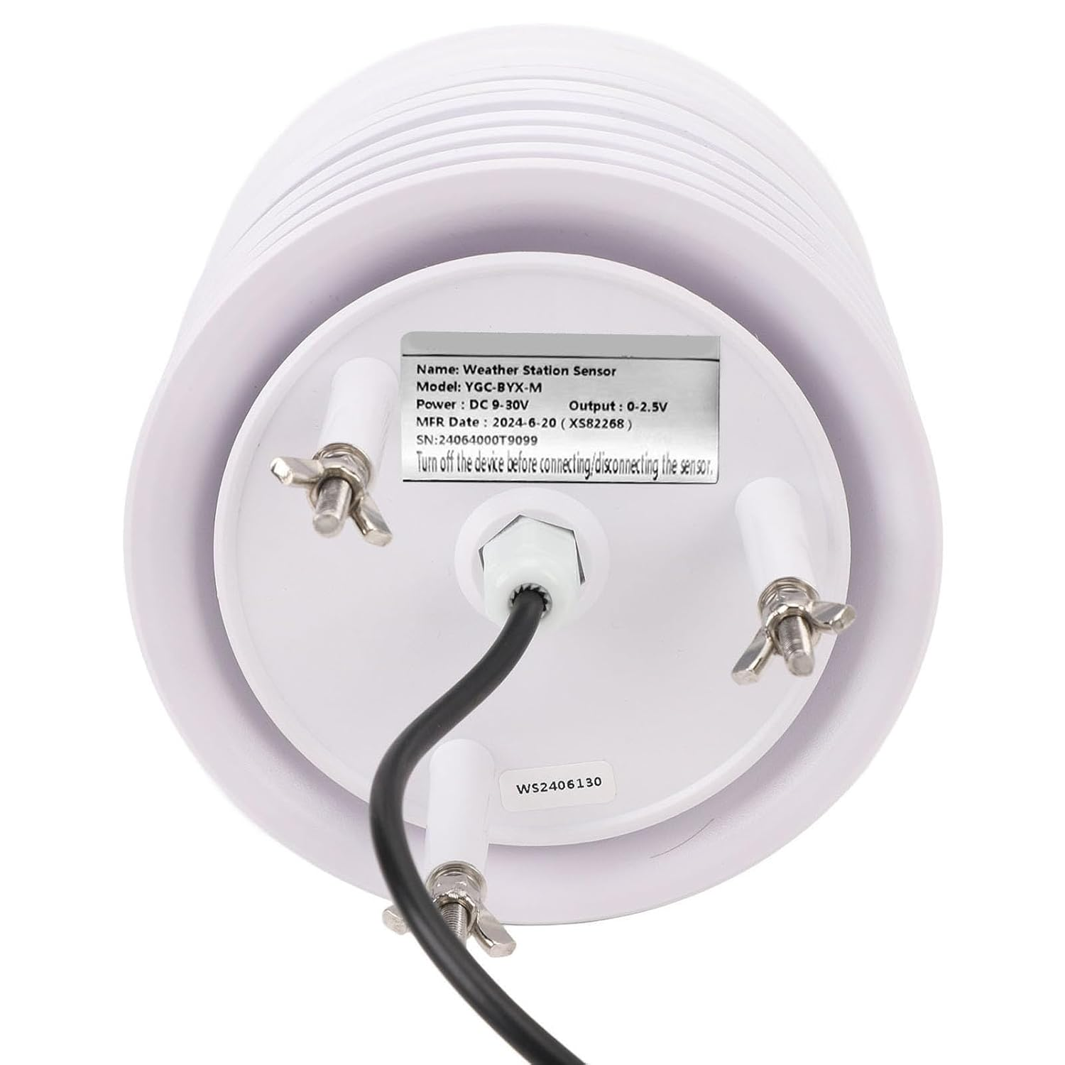 Pomya Temperature Sensor Louver, Weather Meteorological Station Louver for Environmental Detection (YGC-BYX-M-KV-V2)