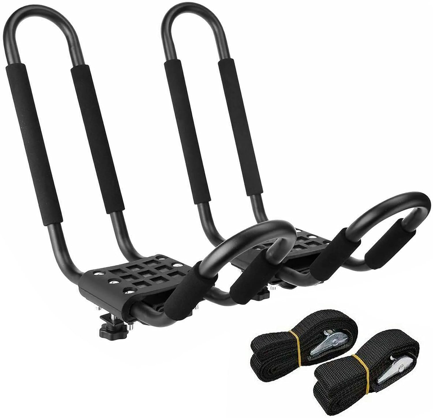 2 Pairs Kayak Roof Rack Kayak Canoe Boat Surfboard Roof Top Mount Rack for Car SUV Truck Crossbars image number 4