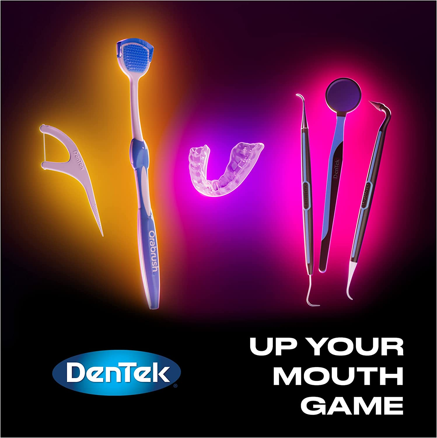 Dentek Slim Brush Interdental Cleaners | Brushes between Teeth | Extra Tight Teeth | Mouthwash Blast Flavor | 32 Count (Packaging May Vary) image number 3