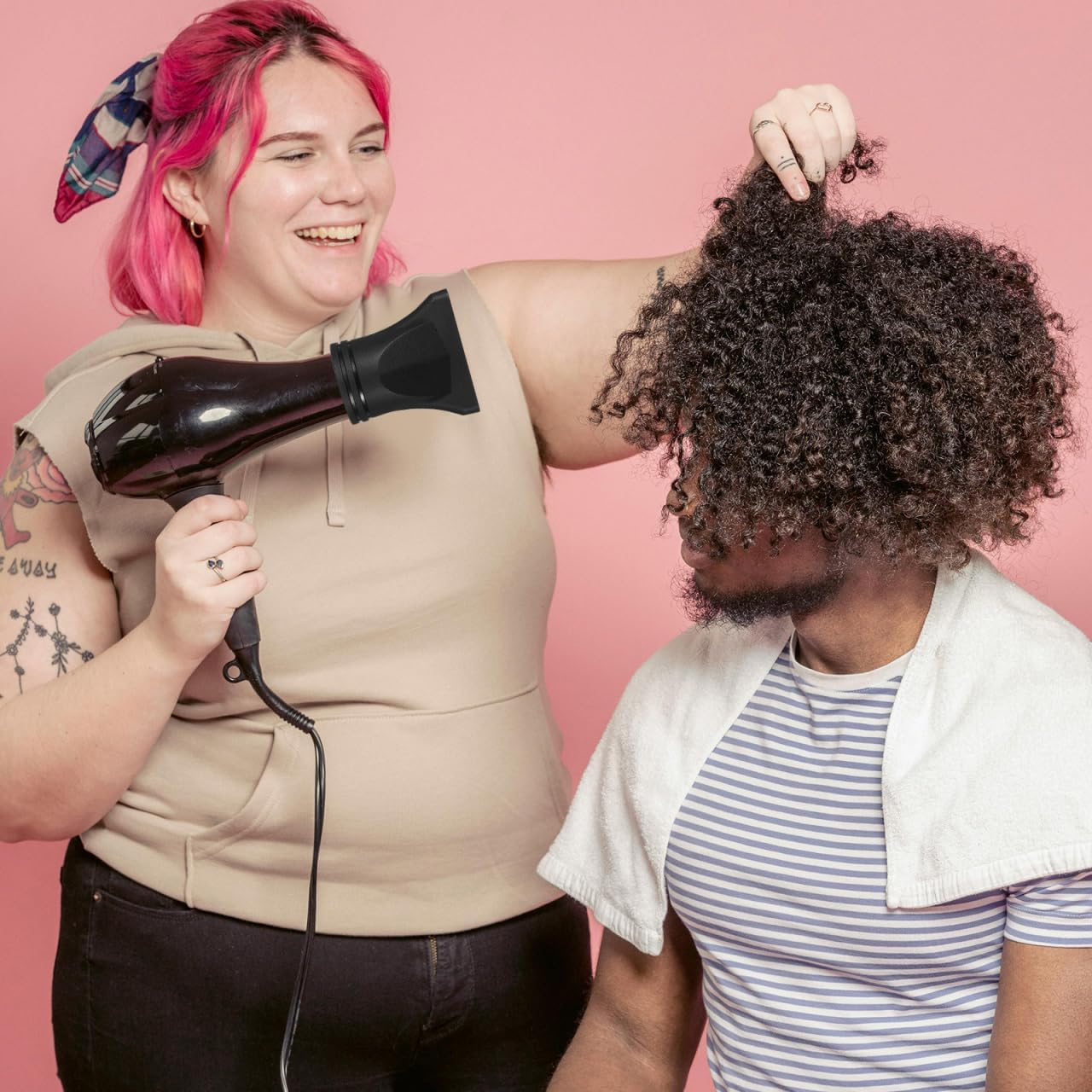 SAFIGLE Hair Dryer Nozzle Universal Flat Concentrator Nozzle for Efficient Drying and Styling Heat Protection Quick Drying Versatile Use for Salon and Home image number 2