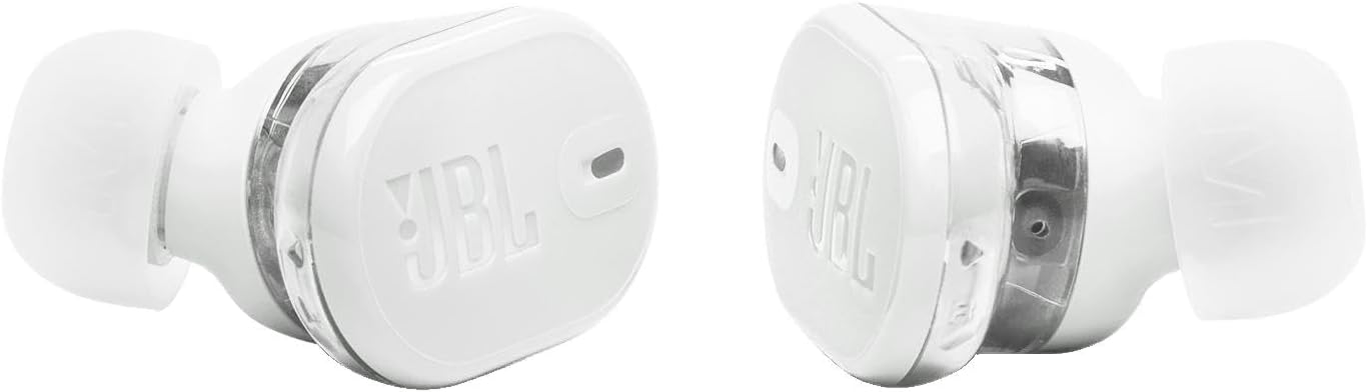 JBL Tune Buds 2 Ghost Edition, JBL Pure Bass Sound with Spatial Sound, Adaptive Noise Cancelling with Smart Ambient, 6 Mics for Perfect Calls and Customized Call Experience, Ghost White image number 5