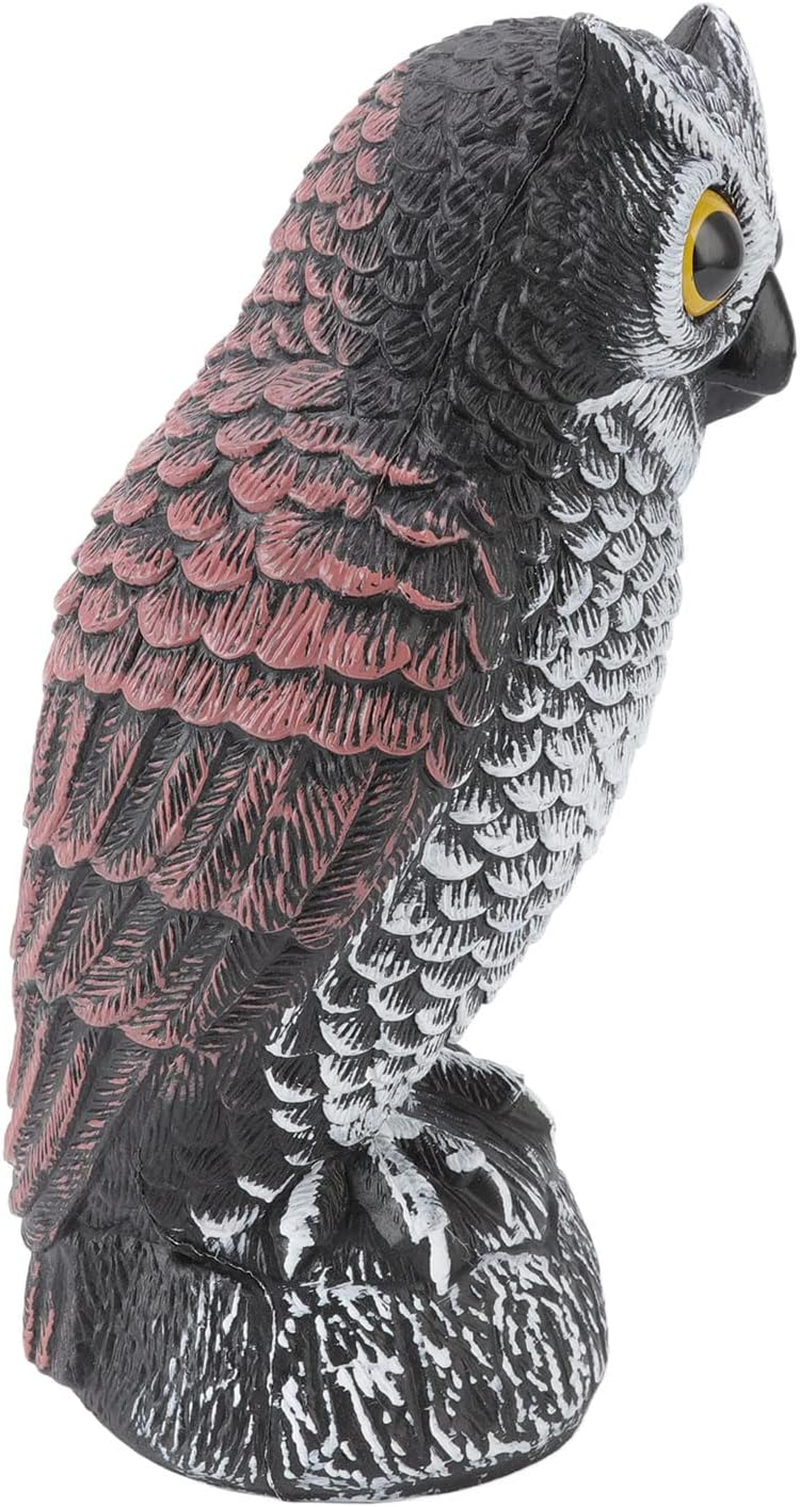 Owl Bird Deterrent, Waterproof Fine Details Owl to Scare Birds Away for Birds for Small Animal image number 5