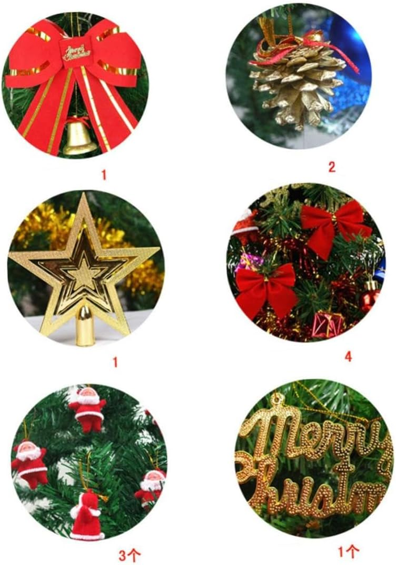45Cm Small Tabletop Christmas Tree Desktop Ornament Artificial Holiday Decoration for Home and Party
