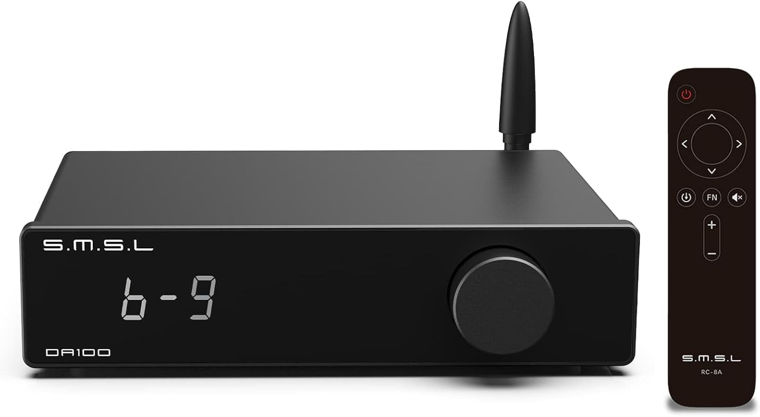 SMSL DA100 Audio Amplifier 2 Channel Passive Subwoofer Bluetooth 5.3/Usb/Optical/Hdmi(Arc)/Line-In Input 100W Bass Output Power AMP 2*TAS5827 for Desktop Home Theater Bookshelf Tower Passive Speakers image number 6