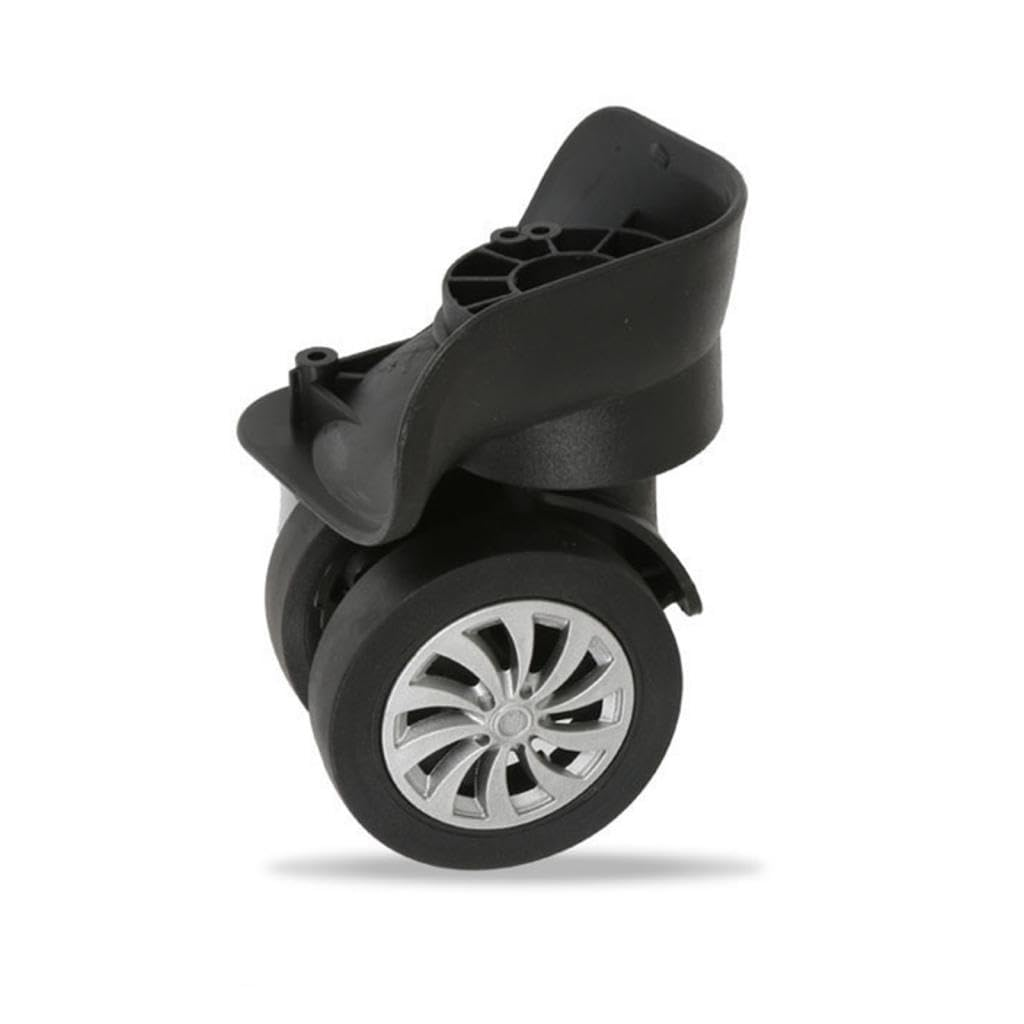 Baotyjie 2 Pcs Luggage Replacement Wheels Universal Trolley Casing Easy Installation Wear Resistant Luggage Casters image number 3