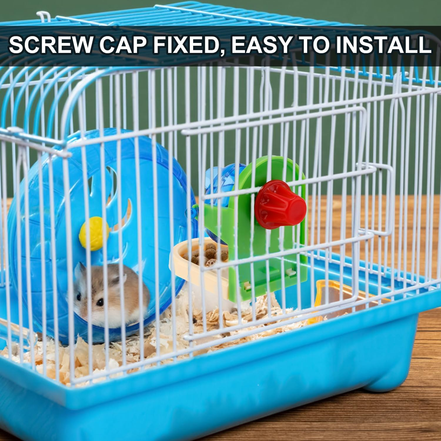 Rat Enrichment Toys, Rat Foraging Toys for Pet Rats Interactive Foraging Toys Intelligence Growth Rat Cage Puzzle Toy Treat Dispensing Slow Feeder for Rat Bird Parakeet Cockatiel Conure Rodent (Arch) image number 3