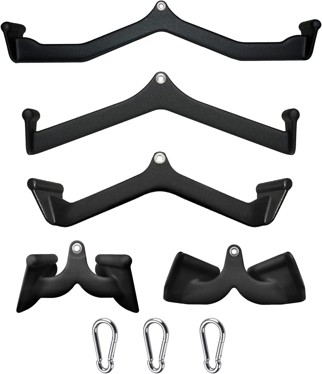 BLUSLM LAT Pulldown Attachments, LAT Bar Cable Machine Attachment,T-Bar V-Bar, LAT Pull down Bars, Back Tricep Bar Strength Training Handle for Home Gym Fitness (Style 04) image number 5