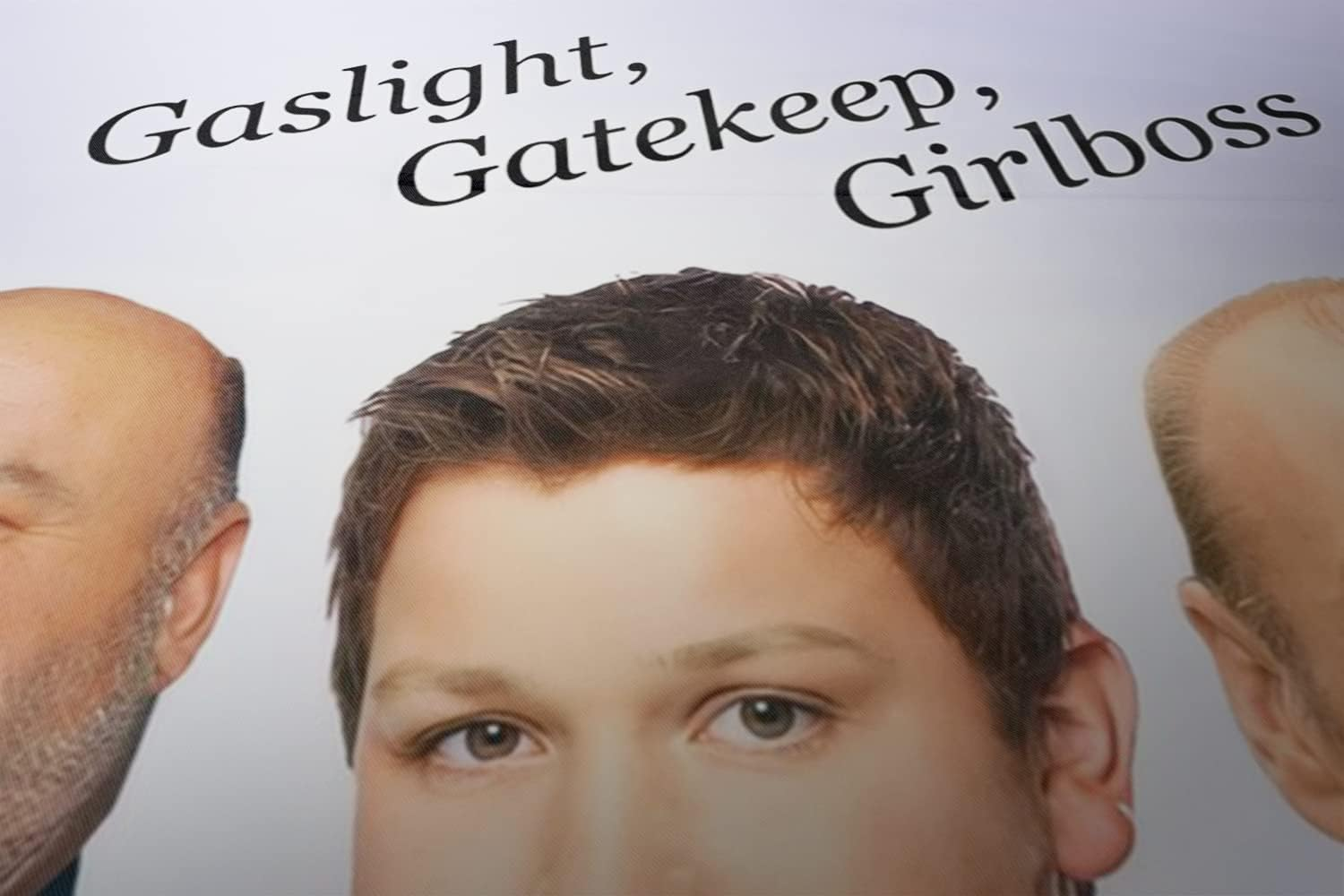 GOLEHS Gaslight, Gatekeep, Girlboss Tapestry with Easy Hanging Kit, Funny Flag for College Dorm, Available in Sizes from 40" to 90", Skin-Friendly Soft High-Definition Meme Tapestry(Size:40"&times;30") image number 4