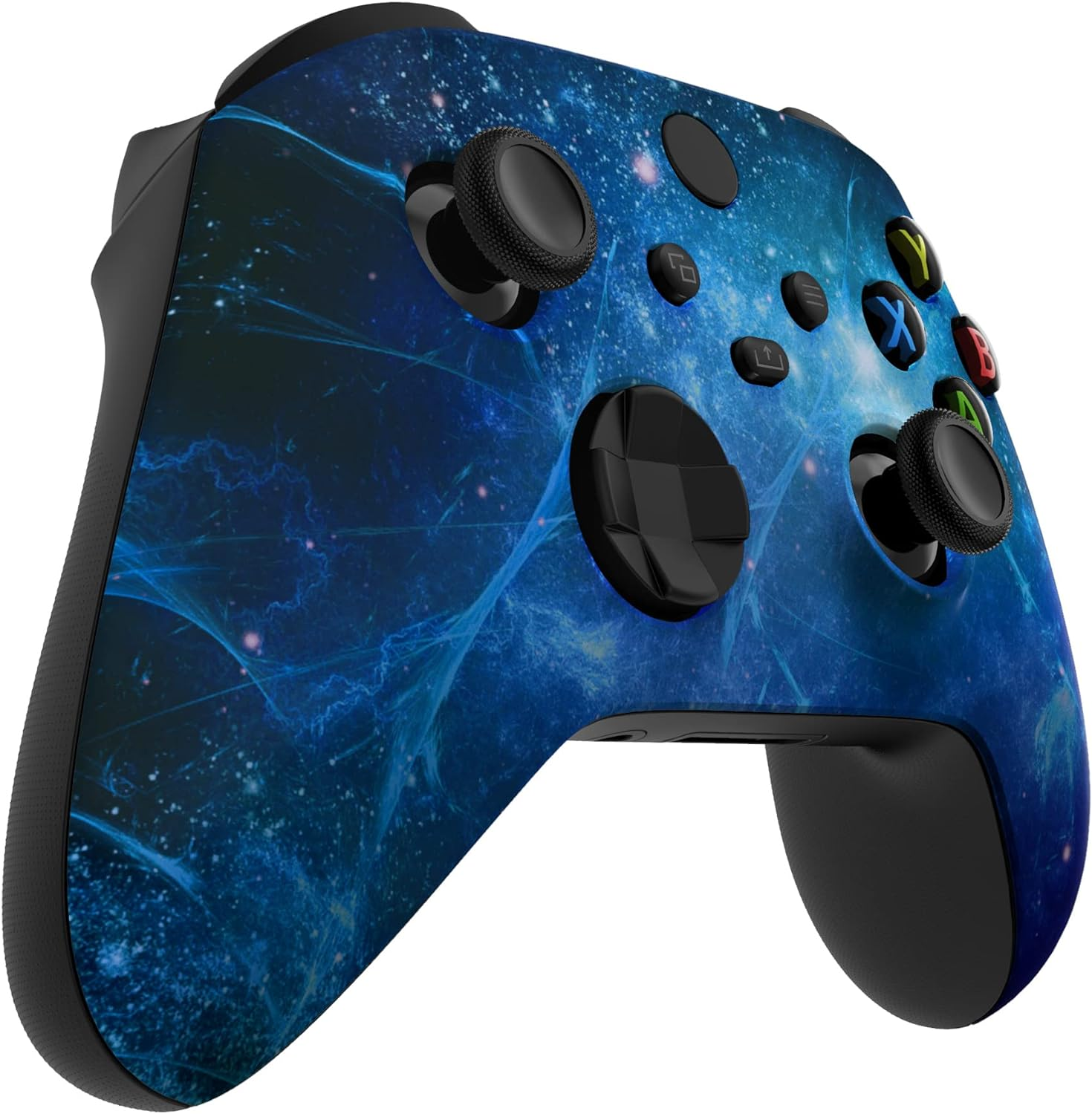 Extremerate Blue Nebula Front Housing Shell for Xbox Series X & S Controller Model 1914, Custom Cover Faceplate for Xbox Series X/S, Xbox Core Controller - Controller NOT Included - Blue Nebula image number 5