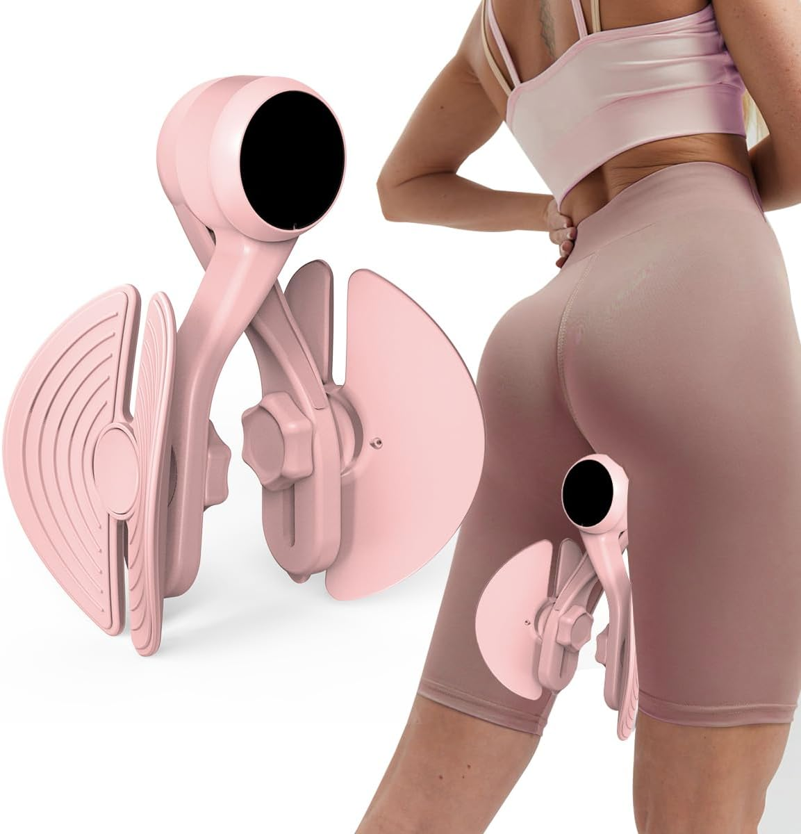 Thigh Master Thigh Exerciser, Kegel Exerciser for Pelvic Floor Muscle, Inner Thigh Exerciser for Butt, Arm, Leg Workout, 4 Levels Adjustable Resistance (Without Counter image number 3