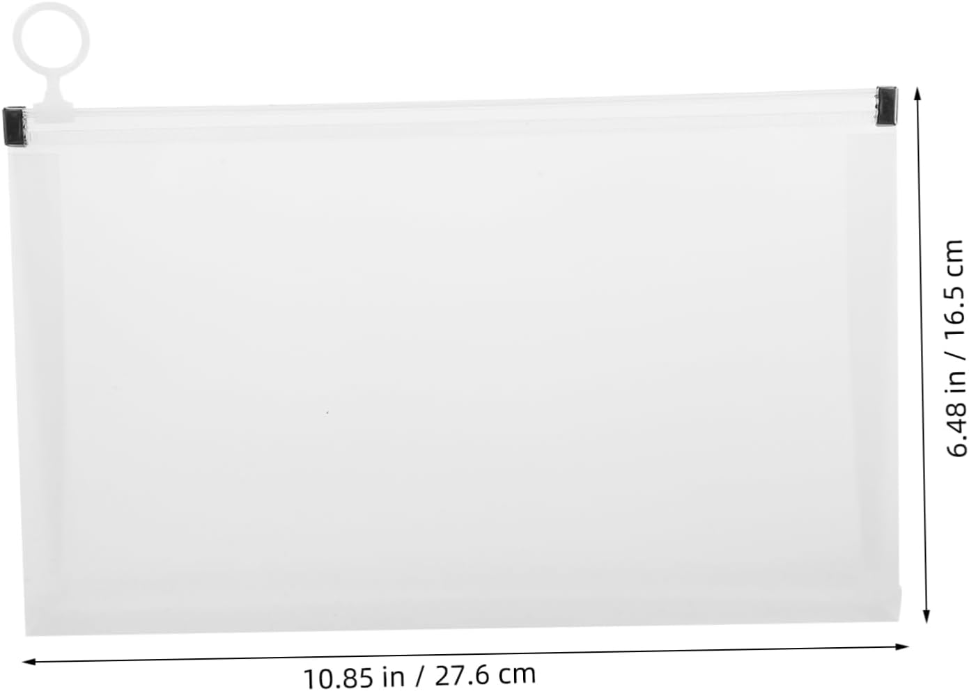 PLAFOPE Zipper Receipt Bag Pouch for Document Storage B5 Size File Bag with Frosted White Edges 4Pcs Large Capacity Safe File Organizer for Office and Travel image number 3