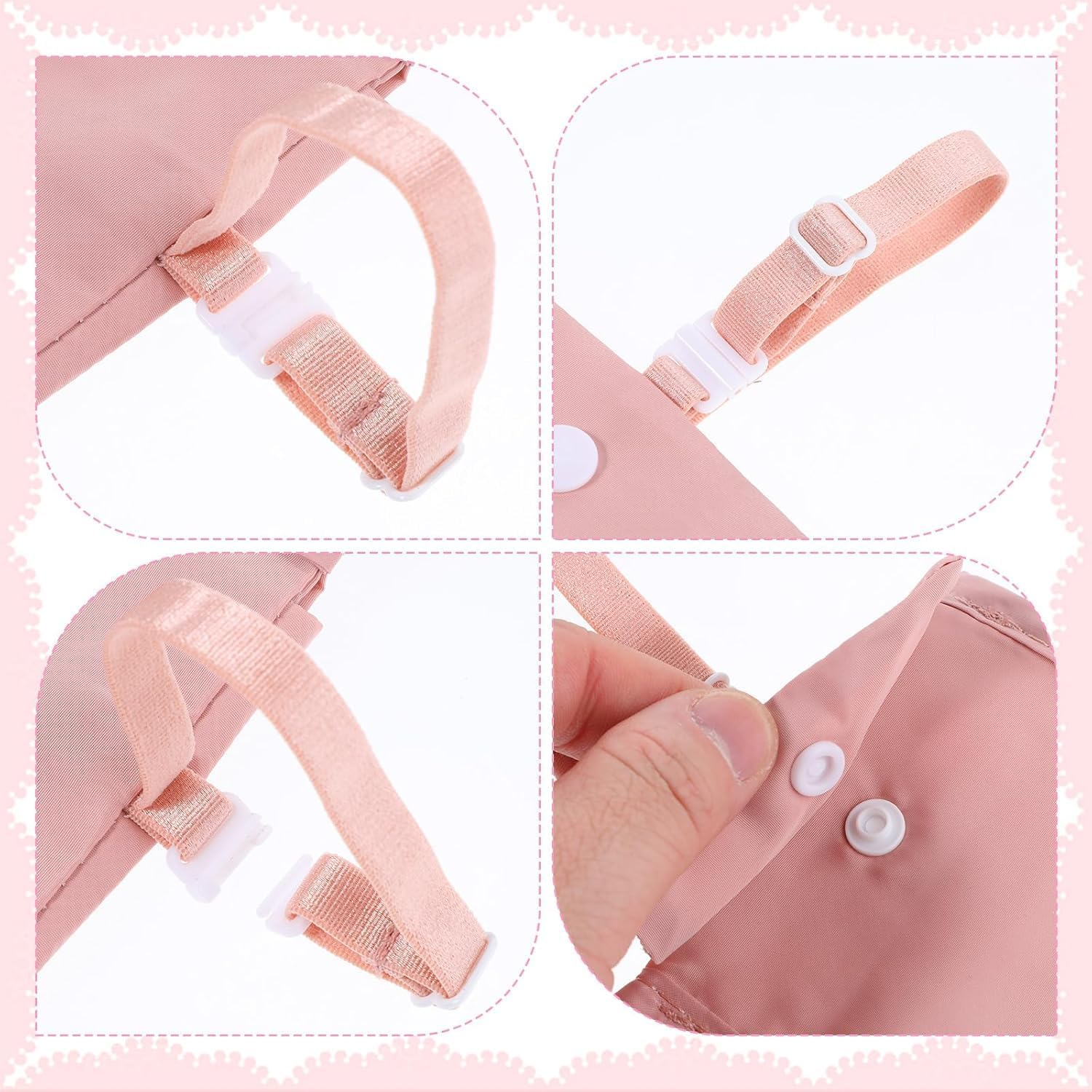 Hidden Undercover Travel Bra Wallet, 1Pc Bra Wallet Secret Stash Pocket Protect Your Credit Cards, Hidden Undercover Travel Bras Wallets with Adjustable Elastic Strap for Women image number 4